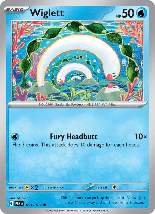 Carta Wiglett 051/182 de Paradox Rift