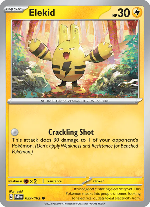 Carta Elekid 059/182 de Paradox Rift