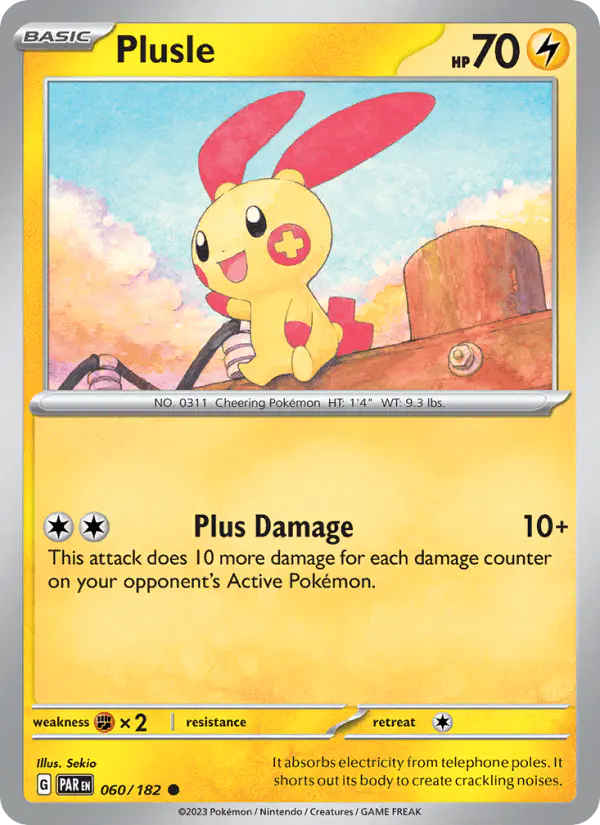 Carta Plusle 060/182 de Paradox Rift
