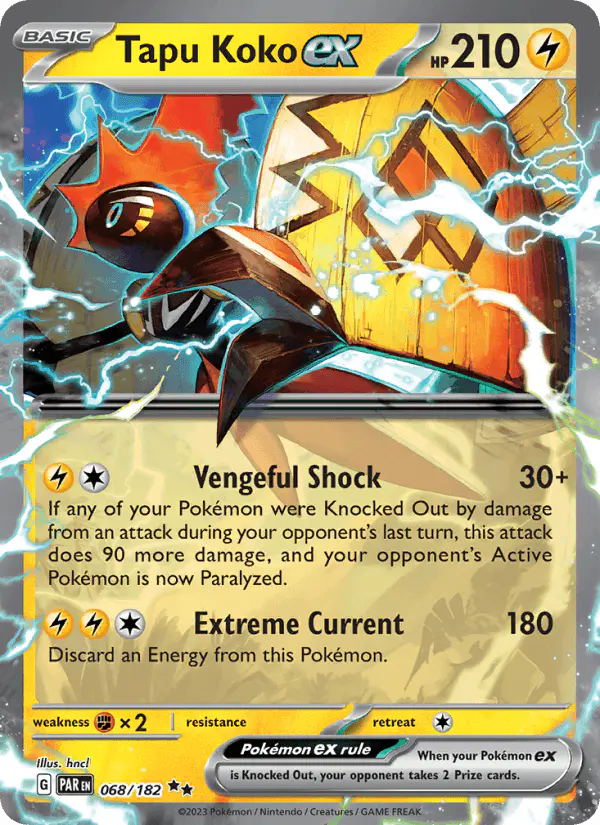 Carta Tapu Koko ex 068/182 de Paradox Rift