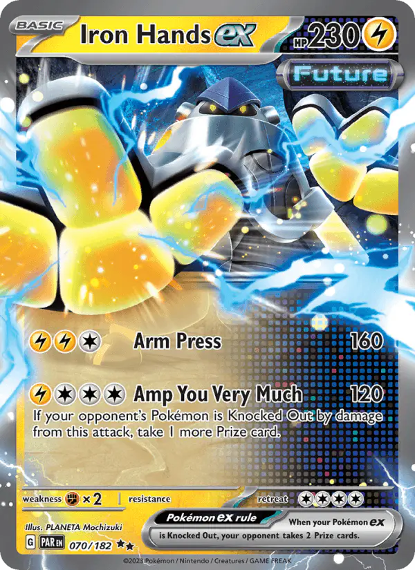 Carta Iron Hands ex 070/182 de Paradox Rift