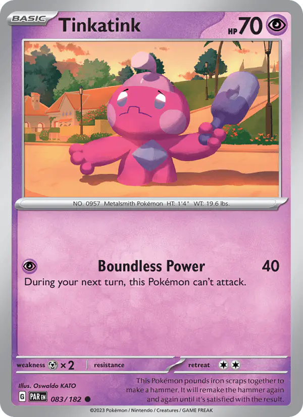 Carta Tinkatink 083/182 de Paradox Rift