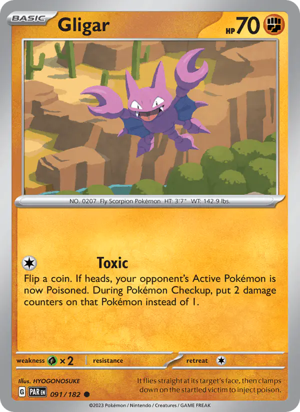 Carta Gligar 091/182 de Paradox Rift