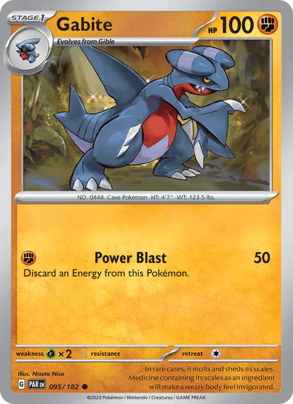 Carta Gabite 095/182 de Paradox Rift