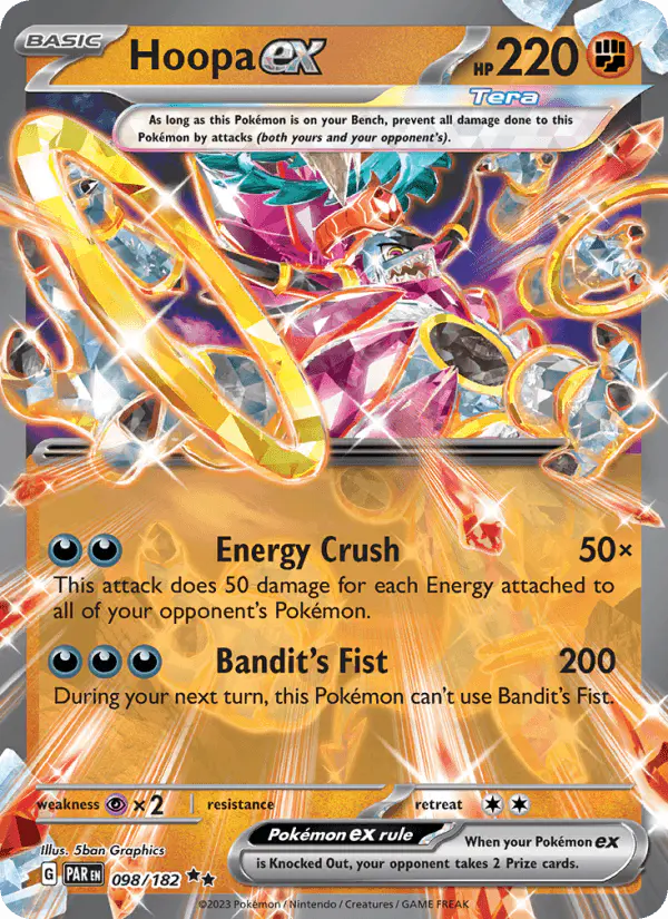 Carta Hoopa ex 098/182 de Paradox Rift