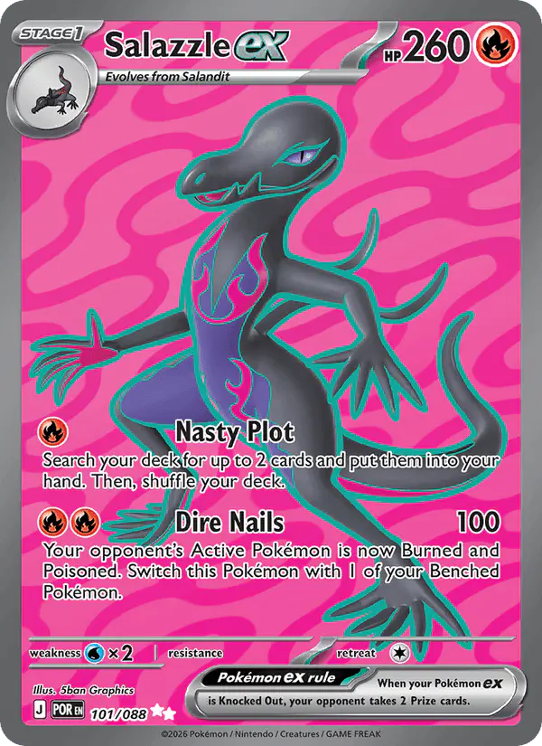Carta Salazzle ex 101/088 de Perfect Order
