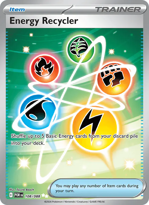 Carta Energy Recycler 108/088 de Perfect Order