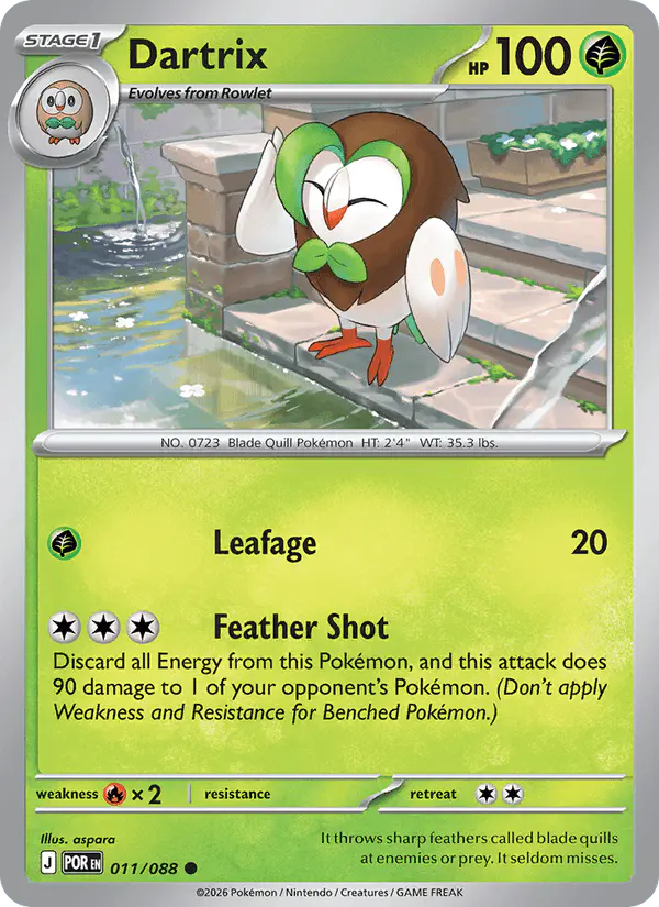 Carta Dartrix 011/088 de Perfect Order