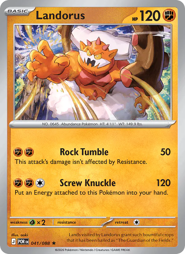 Carta Landorus 041/088 de Perfect Order