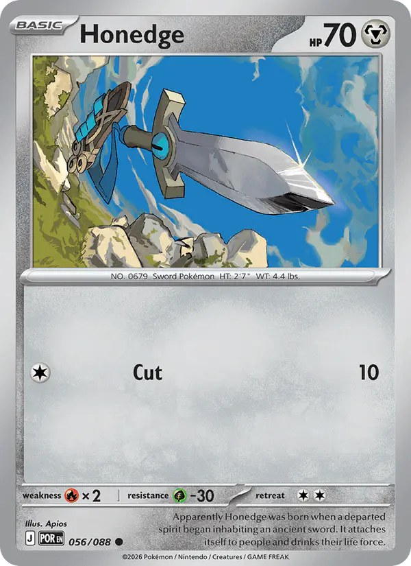 Carta Honedge 056/088 de Perfect Order
