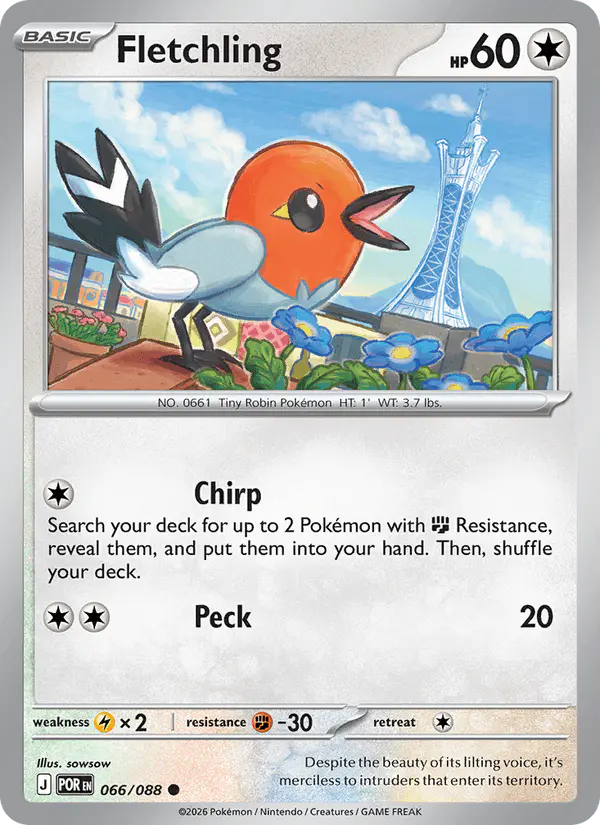 Carta Fletchling 066/088 de Perfect Order