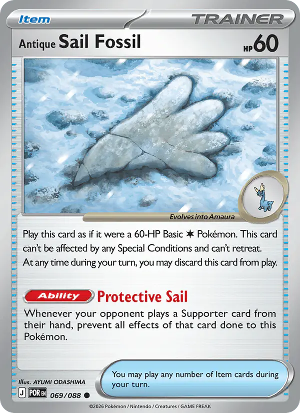 Carta Antique Sail Fossil 069/088 de Perfect Order