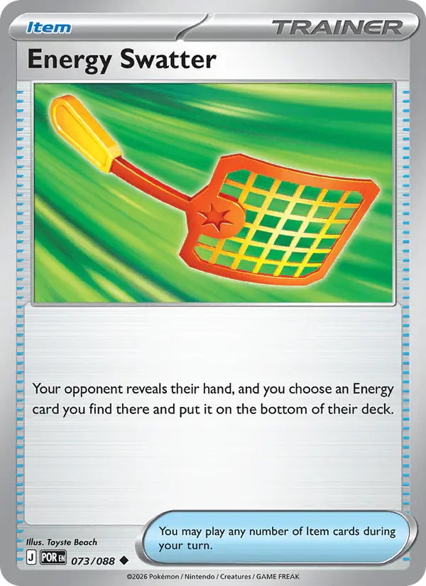 Carta Energy Swatter 073/088 de Perfect Order