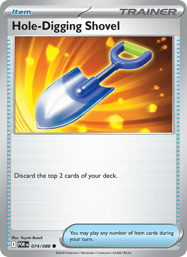 Carta Hole-Digging Shovel 074/088 de Perfect Order