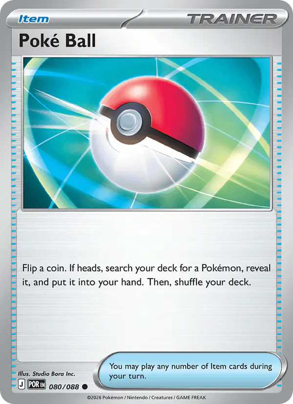 Carta Poké Ball 080/088 de Perfect Order