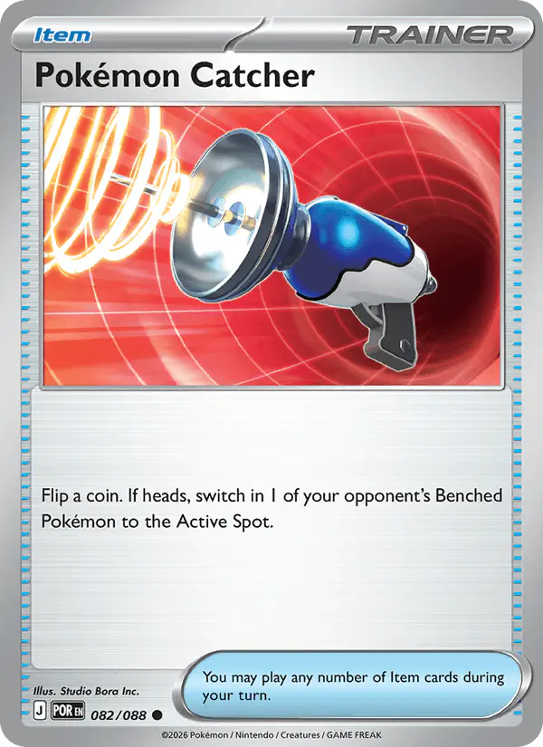 Carta Pokémon Catcher 082/088 de Perfect Order