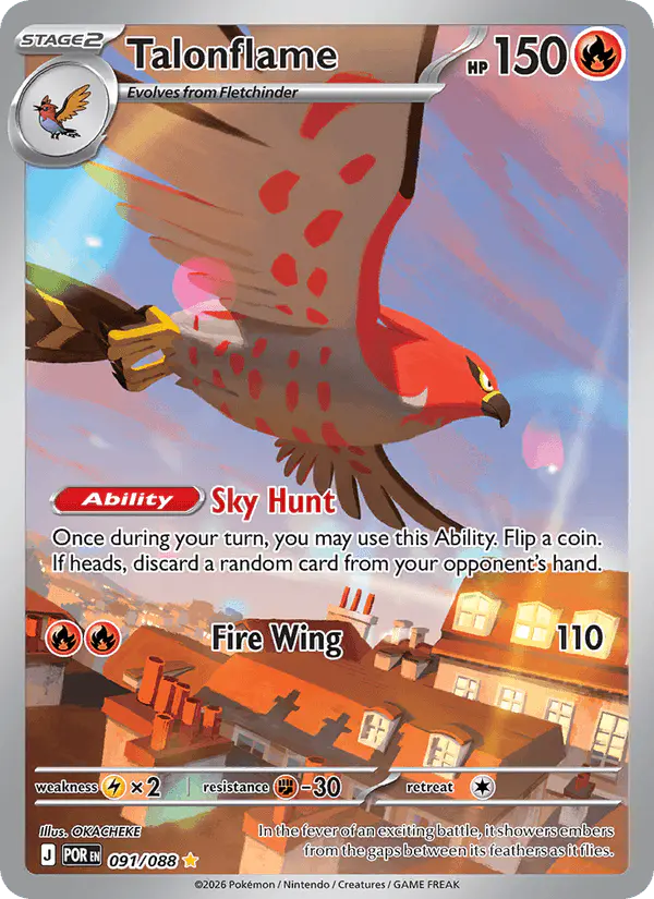 Carta Talonflame 091/088 de Perfect Order