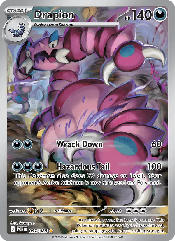 Carta Drapion 097/088 de Perfect Order