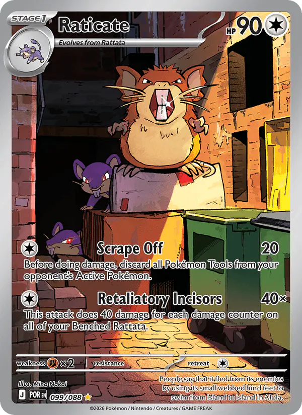 Carta Raticate 099/088 de Perfect Order
