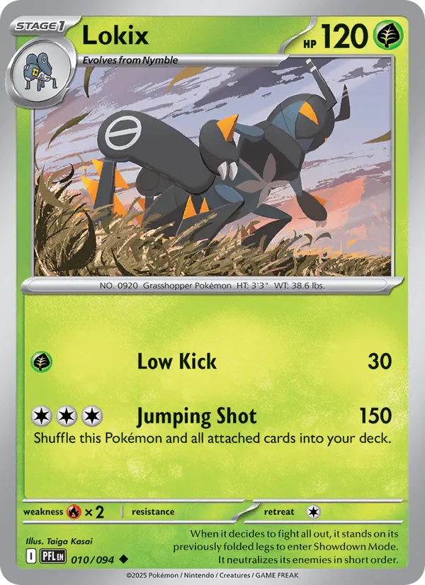 Carta Lokix 010/094 de Phantasmal Flames