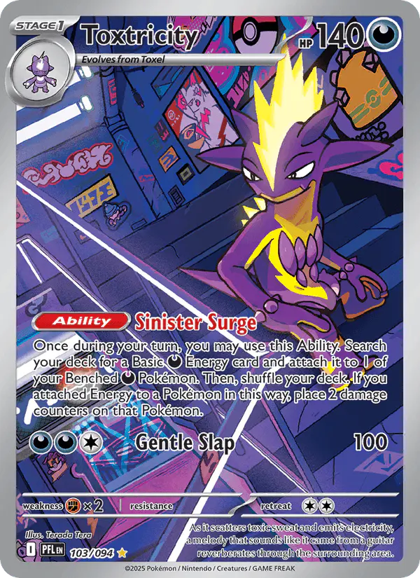 Carta Toxtricity 103/094 de Phantasmal Flames