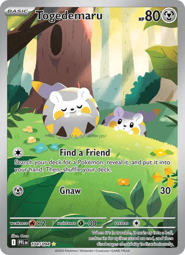 Carta Togedemaru 104/094 de Phantasmal Flames