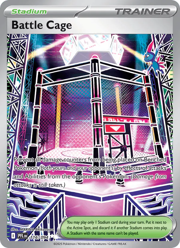 Carta Battle Cage 116/094 de Phantasmal Flames