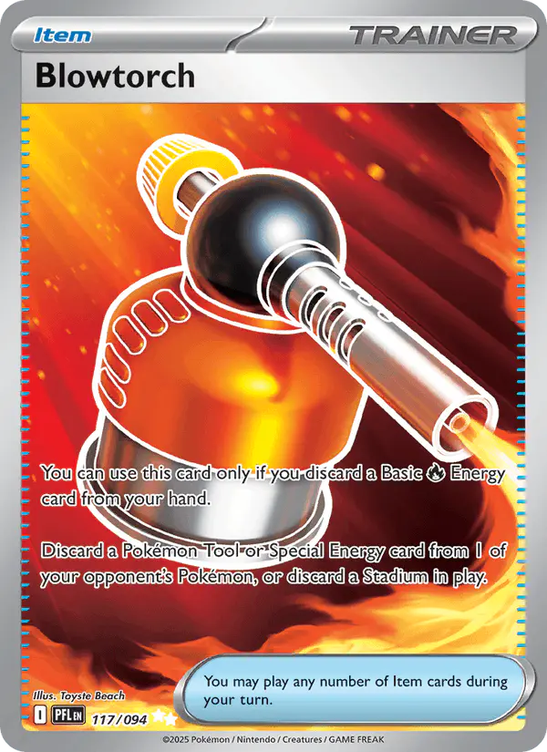 Carta Blowtorch 117/094 de Phantasmal Flames
