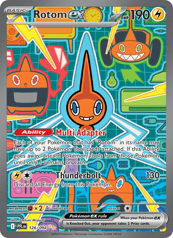 Carta Rotom ex 126/094 de Phantasmal Flames