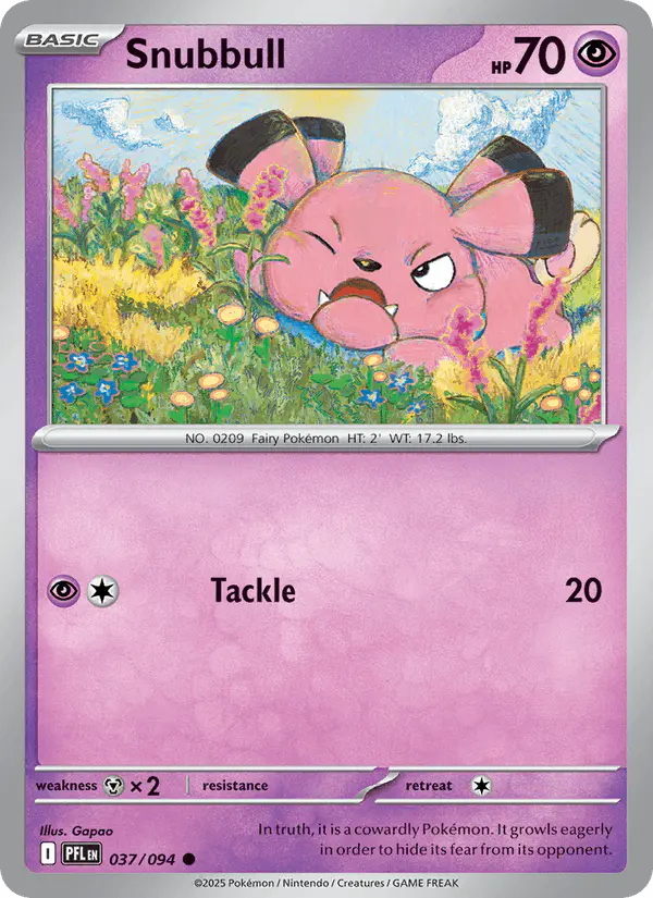 Carta Snubbull 037/094 de Phantasmal Flames