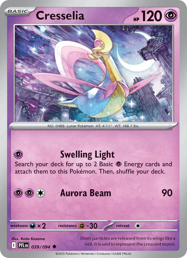 Carta Cresselia 039/094 de Phantasmal Flames