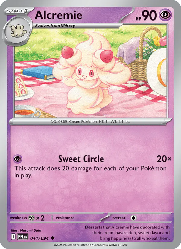 Carta Alcremie 044/094 de Phantasmal Flames