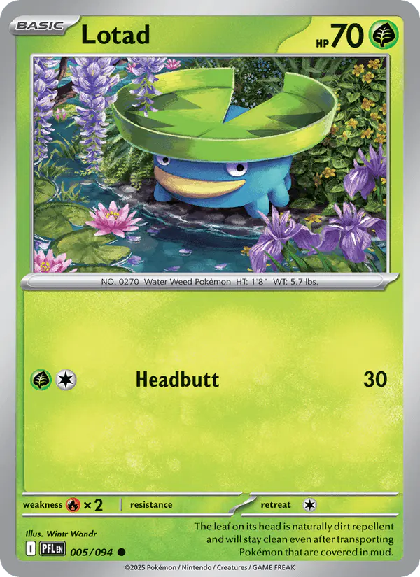 Carta Lotad 005/094 de Phantasmal Flames