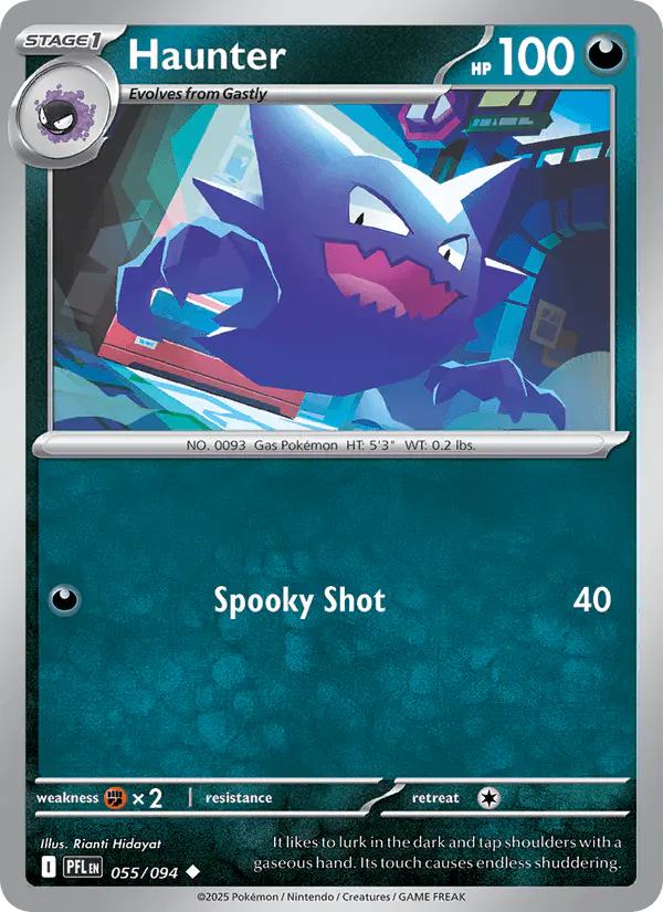 Carta Haunter 055/094 de Phantasmal Flames