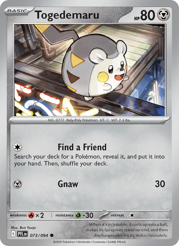 Carta Togedemaru 073/094 de Phantasmal Flames