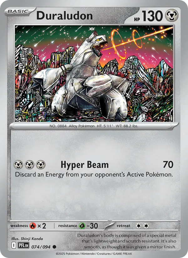 Carta Duraludon 074/094 de Phantasmal Flames