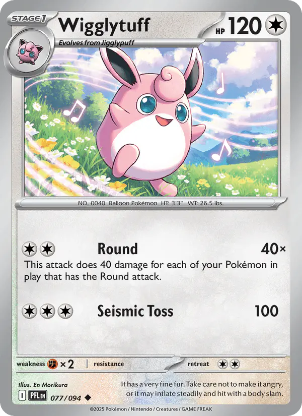Carta Wigglytuff 077/094 de Phantasmal Flames