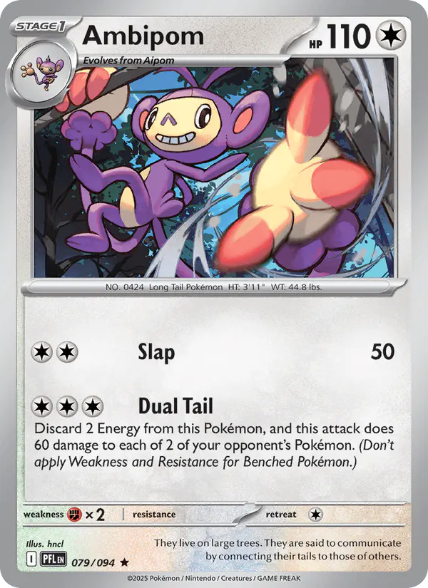 Carta Ambipom 079/094 de Phantasmal Flames