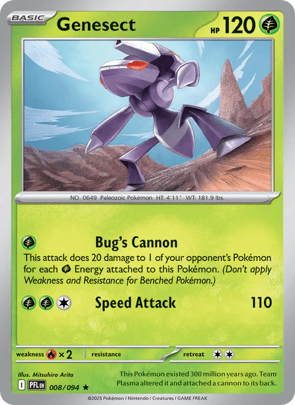 Carta Genesect 008/094 de Phantasmal Flames