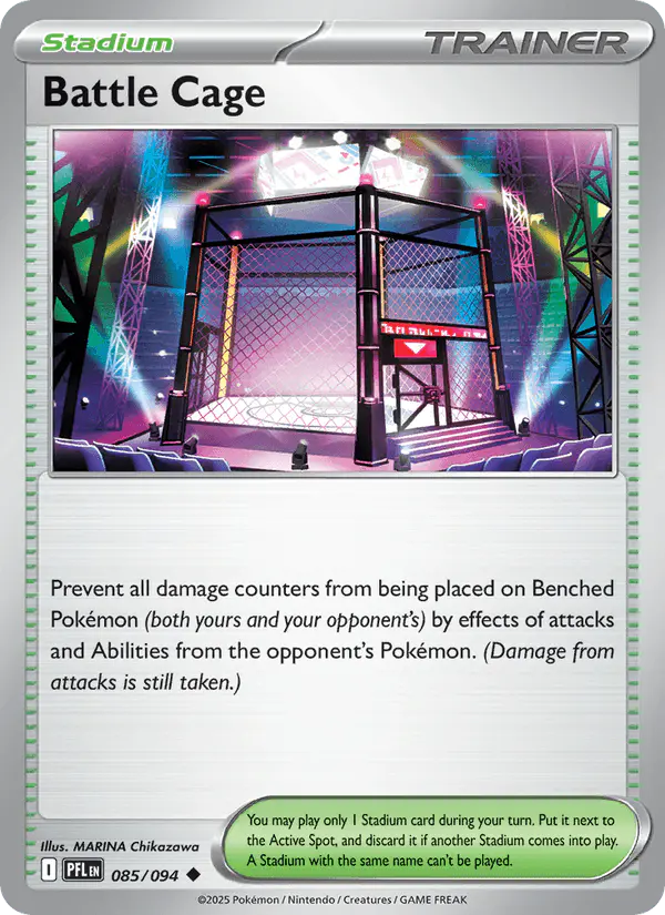 Carta Battle Cage 085/094 de Phantasmal Flames