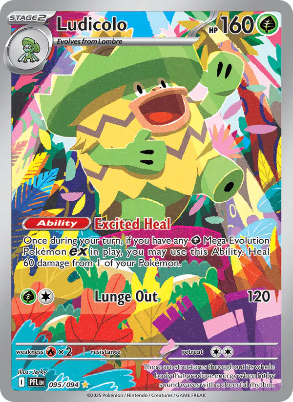 Carta Ludicolo 095/094 de Phantasmal Flames