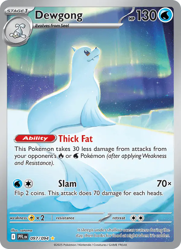 Carta Dewgong 097/094 de Phantasmal Flames