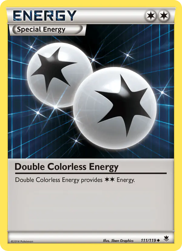 Carta Double Colorless Energy 111/119 de Phantom Forces