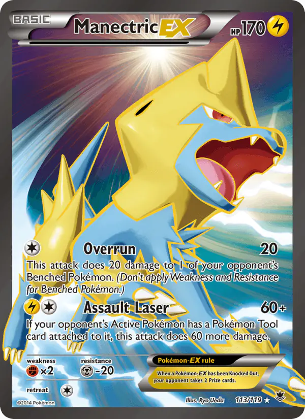 Carta Manectric EX 113/119 de Phantom Forces