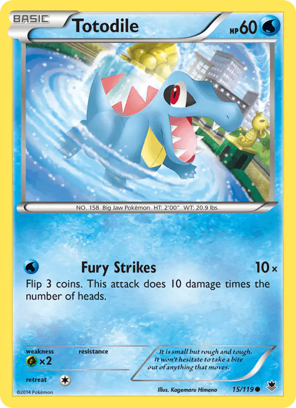 Carta Totodile 15/119 de Phantom Forces