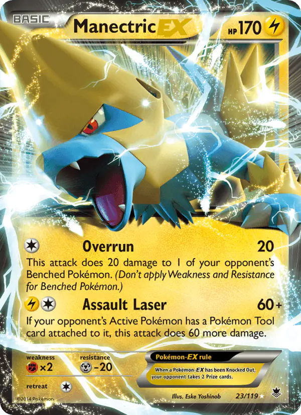 Carta Manectric EX 23/119 de Phantom Forces