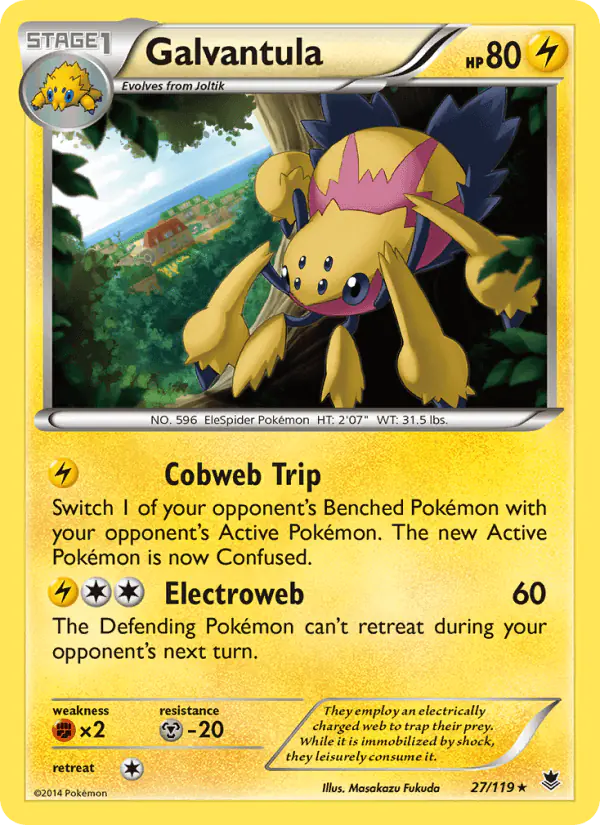 Carta Galvantula 27/119 de Phantom Forces
