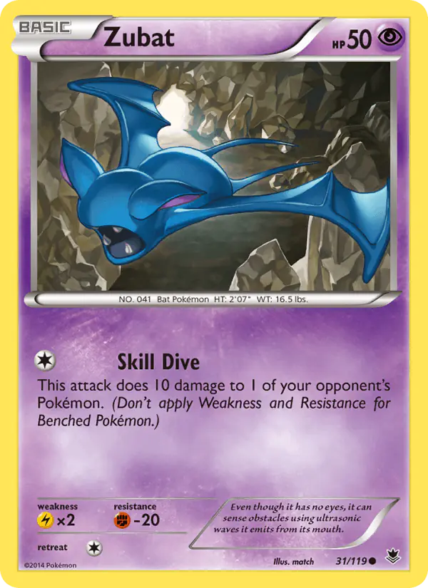 Carta Zubat 31/119 de Phantom Forces