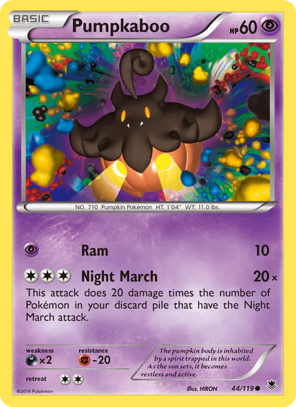 Carta Pumpkaboo 44/119 de Phantom Forces