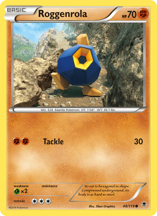 Carta Roggenrola 48/119 de Phantom Forces
